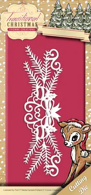 Produktbild von Stanzschablone - Yvonne Creations - Traditional Christmas - Holiday Garland