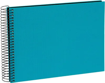 Produktbild von Goldbuch Spiralalbum Bella Vista türkis 25x17 cm 40 schwarze Seiten