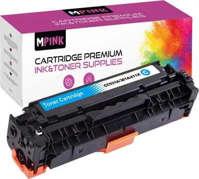 Produktbild von Toner für HP CC531/CE411/CF381 Cyan LaserJet CP2025 CM2320n Pro 400