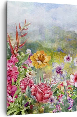 Produktbild von Bild auf Leinwand - Leinwandbild - Einteilig - blume sommer natur - 70x100cm - Wand Bild - Wanddeko - Wandbilder - Leinwanddruck - Wanddekoration - Leinwand bilder - Wandbild - PA70x100-3843