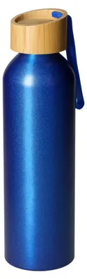 Immagine prodotto di Borraccia a tenuta stagna "Bamboo" 600 ml - borraccia ultraleggera per bevande gassate - blu/naturale