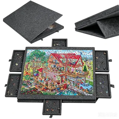 Obrázok produktu pre Puzzle s 6 zásuvkami a protišmykovou podložkou