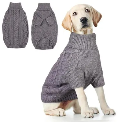 Zdjęcie produktu dla Sweter dla małego psa gołf dzianina zimowy ciepły XL chihuahua