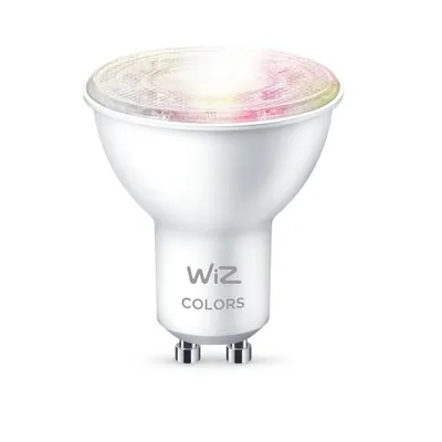 Produktbild von WiZ Spot 50W PAR16 GU10 x2, Intelligentes Leuchtmittel, Wi-Fi/Bluetooth, Weiß, Wi-Fi 4 (802.11n), 802.11b, 802.11g, LED, GU10