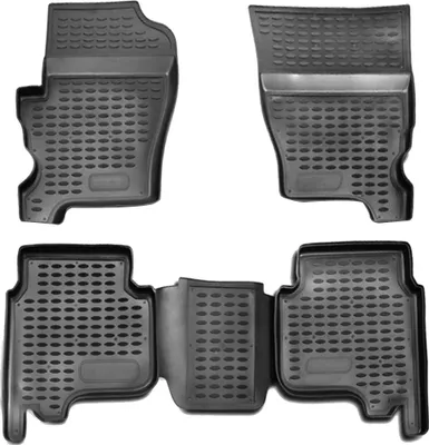 Zdjęcie produktu dla 2004-2009 Land Rover Discovery L319 Maty podłogowe TPE czarne 4 szt