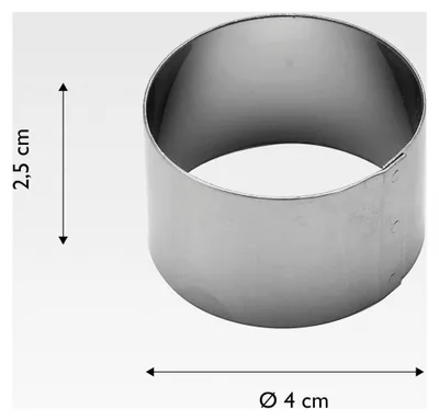 Produktbild von Serviettenring-Set aus Edelstahl, Kreisdesign, Serviettenhalter, Tischdekoration für Hochzeiten, Ø 4 cm, Silber-Edition, 4-teilig