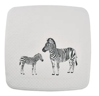 Produktbild von Ridder Duscheinlage Zebra 54x54 cm weiß 6102200