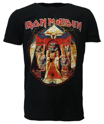 Obrázok produktu pre Tričko Iron Maiden Powerslave Lightning Circle – XXL