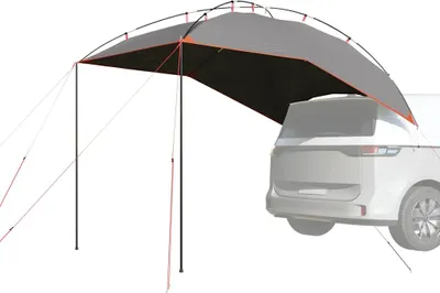 Produktbild von Autozelt Grau und Orange Wasserdicht - Campingzelte 4009523