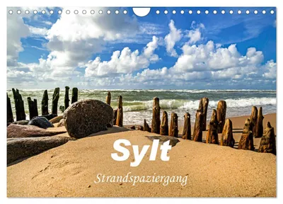 Produktbild von Sylt - Strandspaziergang (Wandkalender 2027 DIN A4 quer), CALVENDO Monatskalender