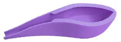 Produktbild von Weibliches Urinal, tragbares Damenuriniergerät mit Beutelständer zum Pinkeln aus Silikon für Outdoor-Reisen, Lila