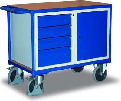 Produktbild von Variofit Werkstattwagen mit 1 Ladefläche sw-600.698