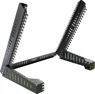 Obrázek produktu pro 19" 10U RACK stojan Nastavitelný pro montáž RACK zařízení Černý Stalflex