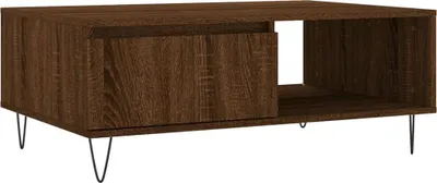 Produktbild von vidaXL Couchtisch Braun Eichen-Optik 90x60x35 cm Holzwerkstoff