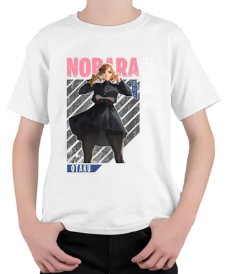 Produktbild von Nobara Kugisaki Jujutsu Kaisen Otaku Anime Ästhetik Geschenk Kinder T-Shirt, Weiß, 152