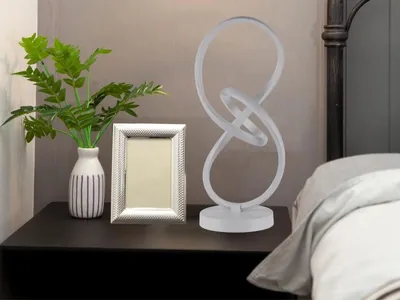 Obrázok produktu pre NEDES LED dizajnová stolná lampa 28W - Stolné a nočné lampy (JT1302/W)