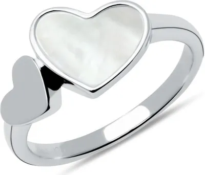 Produktbild von Ring Herzen 925er Silber (Größe: 54mm)