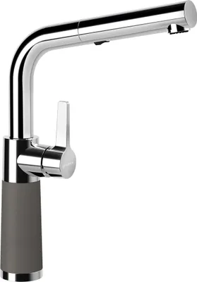 Produktbild von SCHOCK Armatur SC-540 in SILVERSTONE mit Zugauslauf / CRISTADUR®