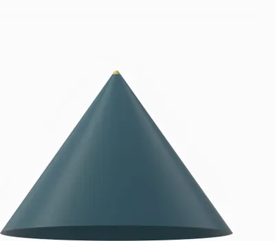 Zdjęcie produktu dla Klosz do lampy wiszącej zielony stożek 50cm Nowodvorski ZENITH L
