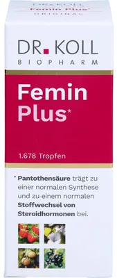 Produktbild von Femin Plus Dr.Koll Gemmo Komplex Himbeere Vit.B12, 50 ml TRO