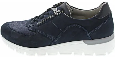 Produktbild von Waldläufer K-Ramona sportlicher Schnürer Blau in Gr. 38.5