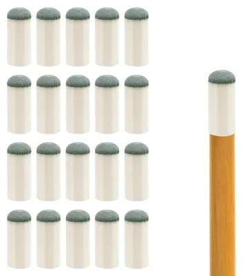 Produktbild von 20 Billardspitzen, 12 mm, Zubehör für Billardtische, geeignet für Snooker und Billard