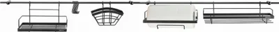 Produktbild von Kuchyňa Rail 16 El. 150 cm čierna Kinghoff Kh-1498