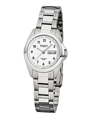 Produktbild von Regent Damen Armbanduhr F-519 Edelstahl