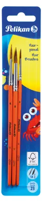 Immagine prodotto di Pelikan 700382 Set di spazzole Pelikan tipo 23, 3 pezzi, assortiti
