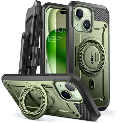 Produktbild von Schutzhülle für iPhone 15, Supcase UB Pro Mag für MagSafe SP, Grün