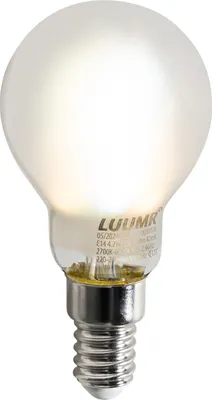 Produktbild von LUUMR Smartes E14 LED-Leuchtmittel P45 Matt 4,2W 470lm 2700-6500K