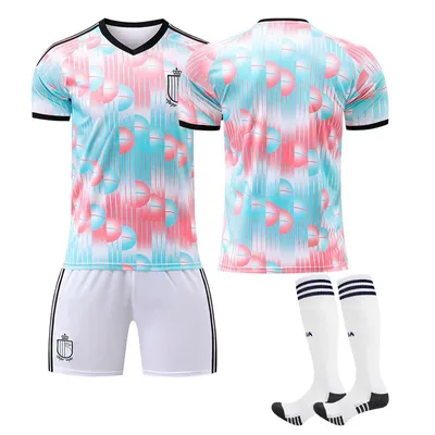 Produktbild von No name no number Belgium away game 2026 World Cup football jersey for Kids and Adults Size:22