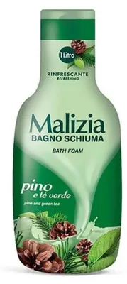 Immagine prodotto di MALIZIA Bagno Schiuma Pino e Tè Verde 1l