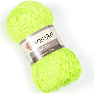 Produktbild von YarnArt Etamin 459 Ultra Grün: Weiche Acrylwolle, ideal für Sommerprojekte