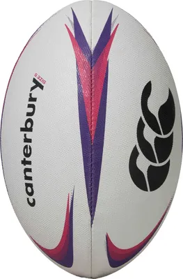 Immagine prodotto di Canterbury - Pallone da rugby "Mentre" RD3314 (4) (bianco/viola/viola)