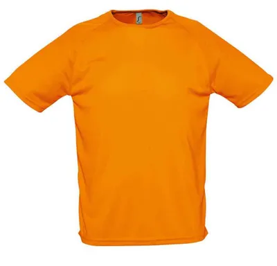 Image de SOLS - T-shirt « Sporty » pour homme à manches raglan LT2546 (XL) (orange fluo)