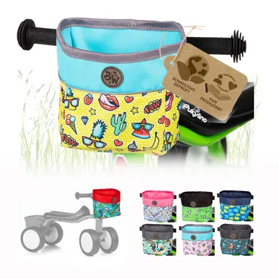 Produktbild von BAMBINIWELT Lenkerkorb für Kinder Lenkertasche kompatibel mit Pukylino Wutsch Fitsch Puky OFFEN für Dreirad Laufrad Rutschfahrzeuge (Modell 18)