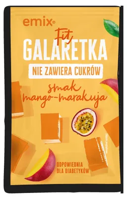 Produktbild von Emix Fit Zuckerfreie Götterspeise Mango-Maracuja 25 g