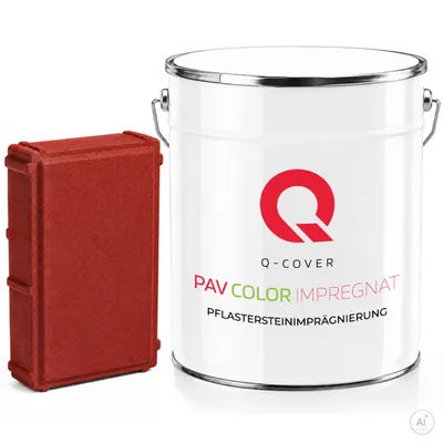 Produktbild von Pflastersteinimprägnierung Tomatenrot 5 L | Farbimprägnierung |Steinimprägnierung Imprägniermittel Betonimprägnierung Zie