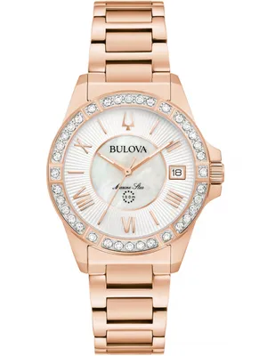 Produktbild von Bulova 98R295 Marine Star Damenuhr 32mm 10ATM