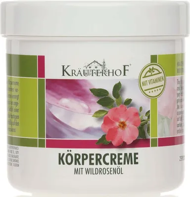 Produktbild von Kruterhof Krpercreme mit Wildrosenl 250ml