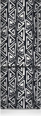 Produktbild von Kühlschrankmagne Kühlschrank Aufkleber Magnetfolie Dekoration 60x180 cm - Geometrisches Muster