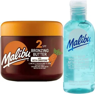 Produktbild von Malibu SPF2 beschleunigt Butter + Gel nach Sonnenbaden 100 ml