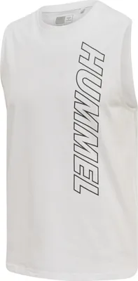 Produktbild von hummel hmlTE CALLUM Baumwolle TANKTOP - WHITE/ASPHALT - 2XL