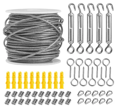 Productafbeelding van Roestvrijstalen Kabelkit van 30 m met Accessoires