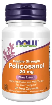 Productafbeelding van NOW Foods Polikosanol 20 mg (90 capsules) 733739018243