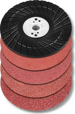 Produktbild von PARKSIDE® Topf-/Nylon-/Flachbürste/ Fiberscheibe (Fiberscheiben Set 125mm)