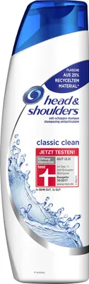 Produktbild von Procter & Gamble Classic Clean, 300 ml, Shampoo, Nicht-professionell, Unisex, Alle Haare, Antischuppen, Anti-Juckreiz, Schutz, Auffrischend, Weichmachend