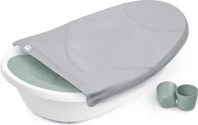 Immagine prodotto di INGENUITY Convertible Baby Bathtub, Extra-Large with Soft Fabric Baby Hammock and Seated Baby Support, Suitable from 0 to 24 Months