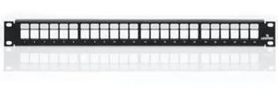 Obrázok produktu pre Leviton 49255-H24, Montáž do racku, 1U, Čierna, 482,6 x 125,9 x 43,9 mm